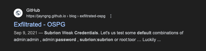 Exfiltrated Google