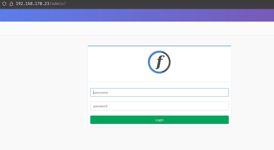 Admin Login